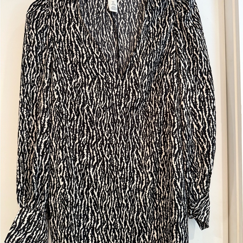 H&M Zebra Print Women's Blouse